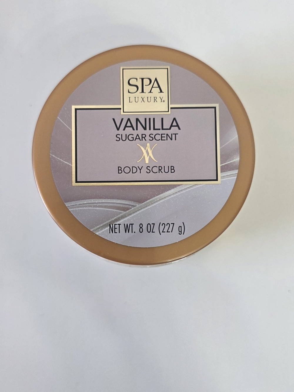 Spa Luxury Vanilla Sugar Scent Body Scrub 8 oz Ultra Rich Exfoliating